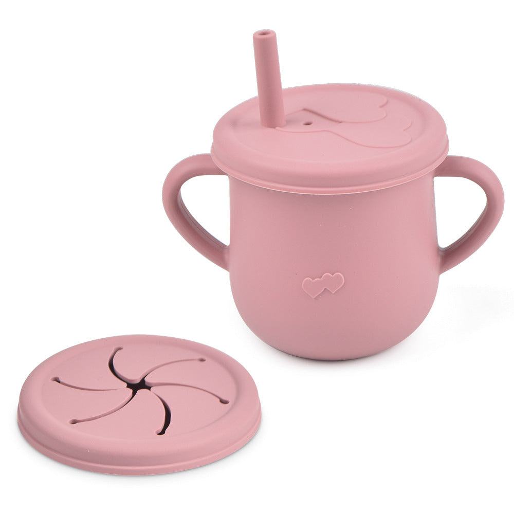 MiniNook Siliconen Snackbeker 200 ml – Zelfstandig Snackmoment