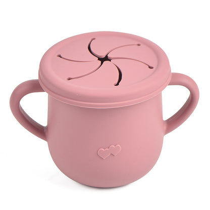 MiniNook Siliconen Snackbeker 200 ml – Zelfstandig Snackmoment