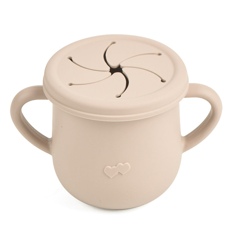 MiniNook Siliconen Snackbeker 200 ml – Zelfstandig Snackmoment