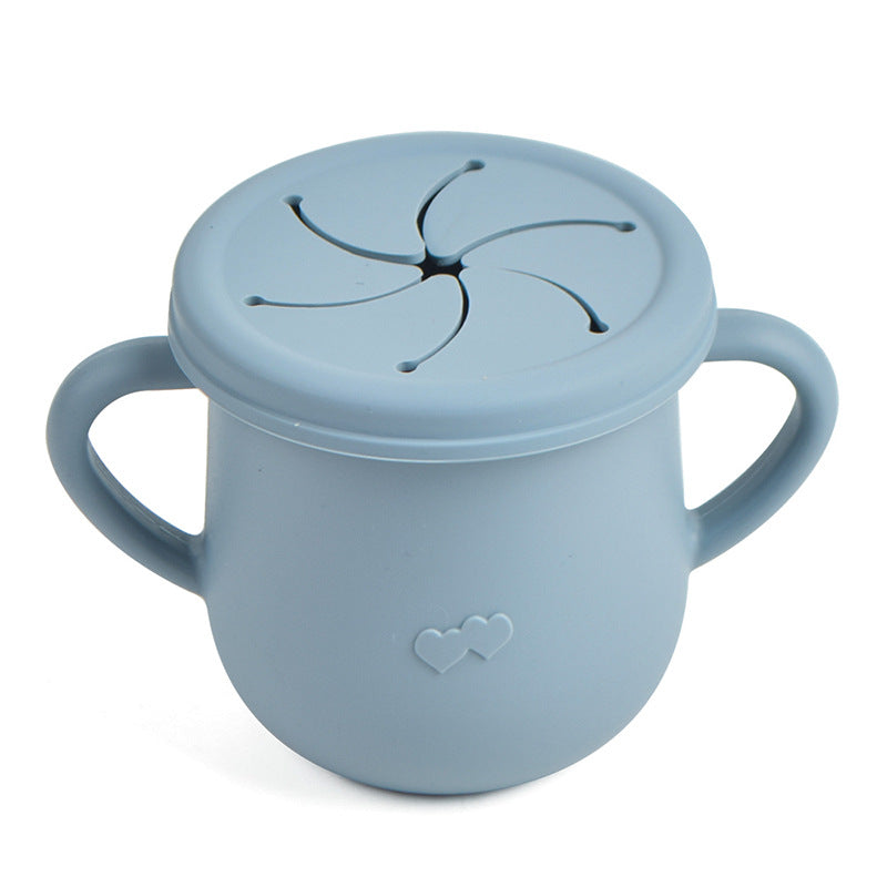 MiniNook Siliconen Snackbeker 200 ml – Zelfstandig Snackmoment