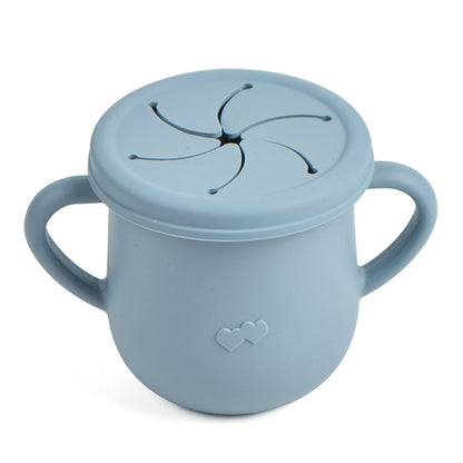 MiniNook Siliconen Snackbeker 200 ml – Zelfstandig Snackmoment