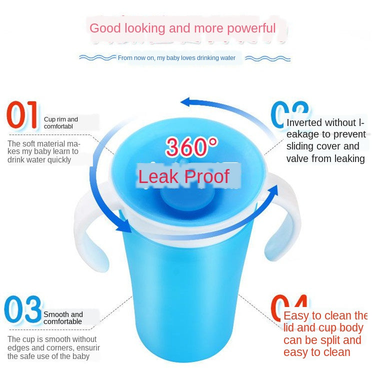 MiniNook 360° Roterende Babybeker – Lekarm Leren Drinken