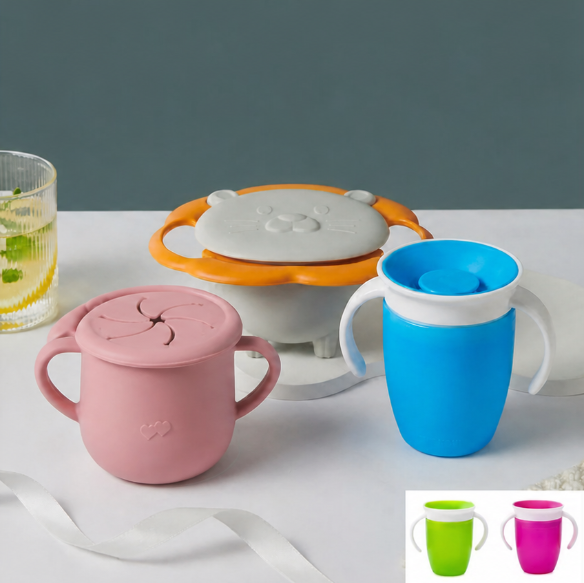 MiniNook Eerste Hapjes Set – 3-delige Siliconen Eetbundel